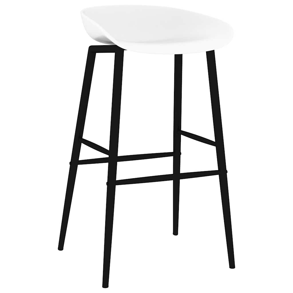 Barstoelen 4 st wit is nu te koop bij PeponiXL, paradijselijk wonen!