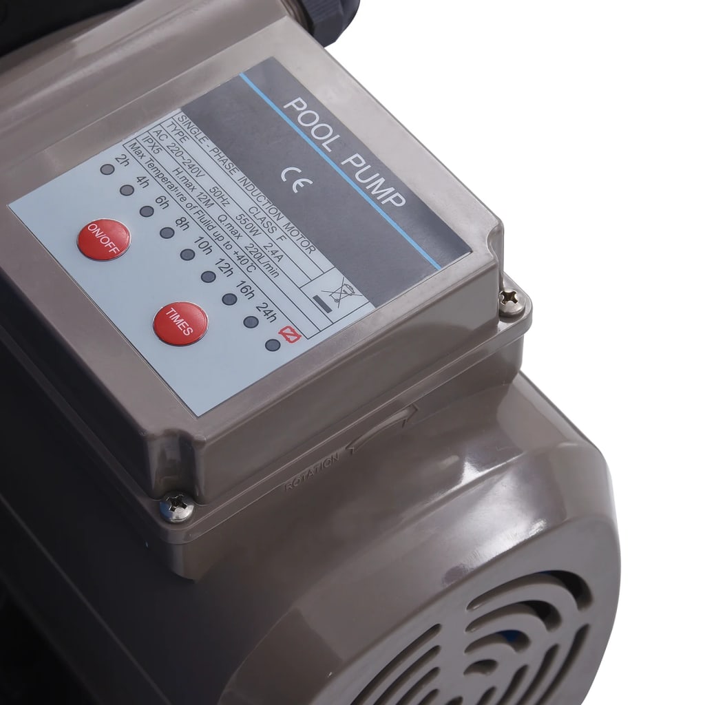 Zandfilterpomp met timer 530 W 10980 L/u is nu te koop bij PeponiXL, paradijselijk wonen!