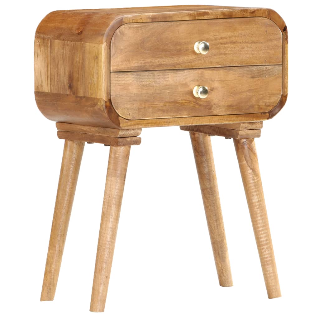 Nachtkastje 43x30x58 cm massief mangohout is nu te koop bij PeponiXL, paradijselijk wonen!