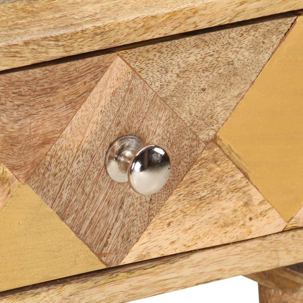 Nachtkastje 43x30x58 cm massief mangohout is nu te koop bij PeponiXL, paradijselijk wonen!