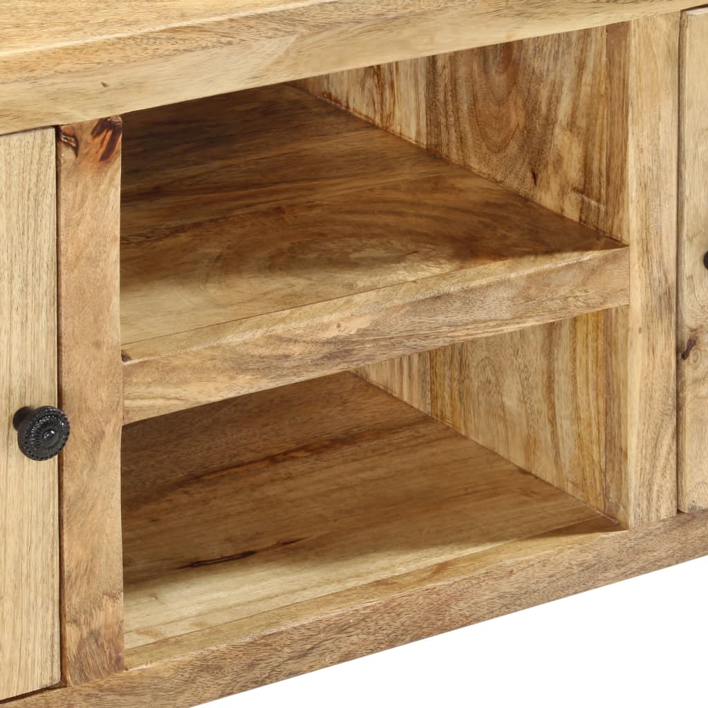 Dressoir 100x35x60 cm massief mangohout is nu te koop bij PeponiXL, paradijselijk wonen!