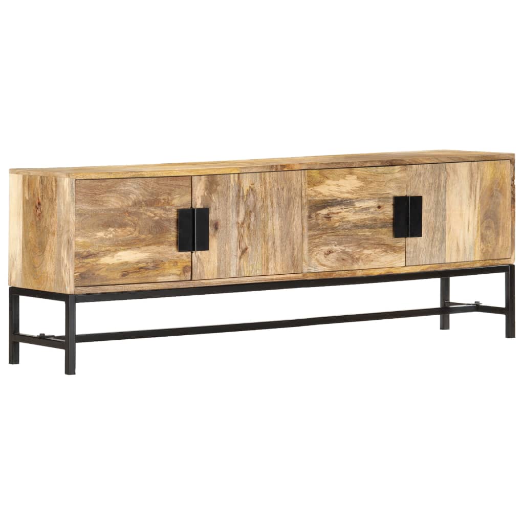 Tv-meubel 140x30x50 cm massief mangohout is nu te koop bij PeponiXL, paradijselijk wonen!