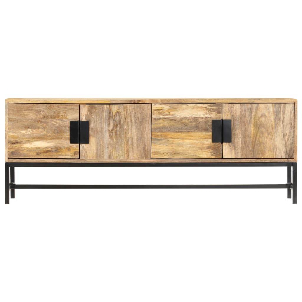 Tv-meubel 140x30x50 cm massief mangohout is nu te koop bij PeponiXL, paradijselijk wonen!