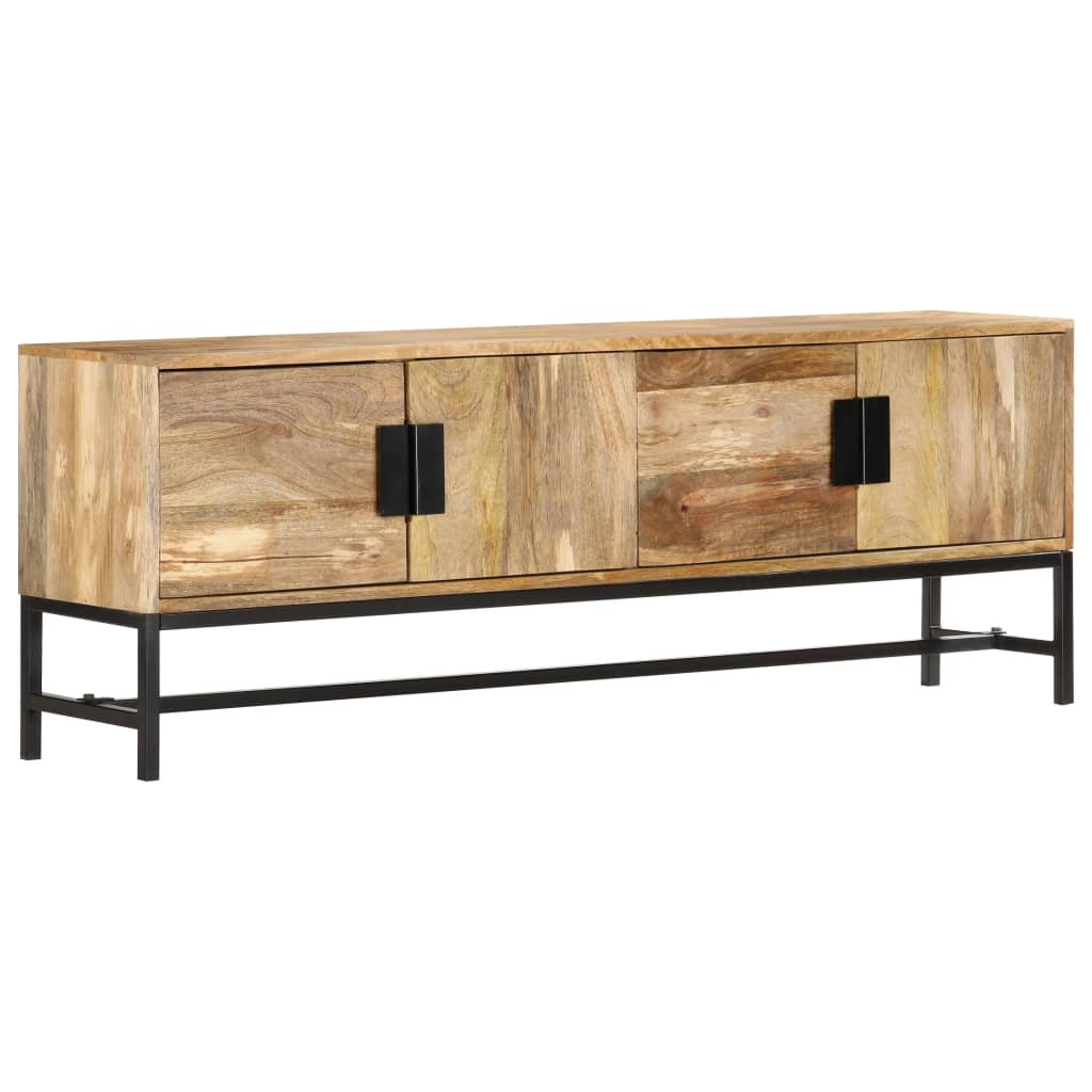 Tv-meubel 140x30x50 cm massief mangohout is nu te koop bij PeponiXL, paradijselijk wonen!