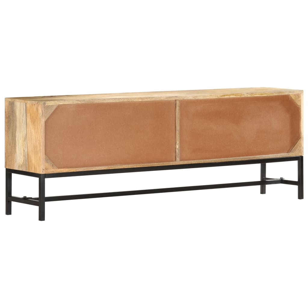 Tv-meubel 140x30x50 cm massief mangohout is nu te koop bij PeponiXL, paradijselijk wonen!