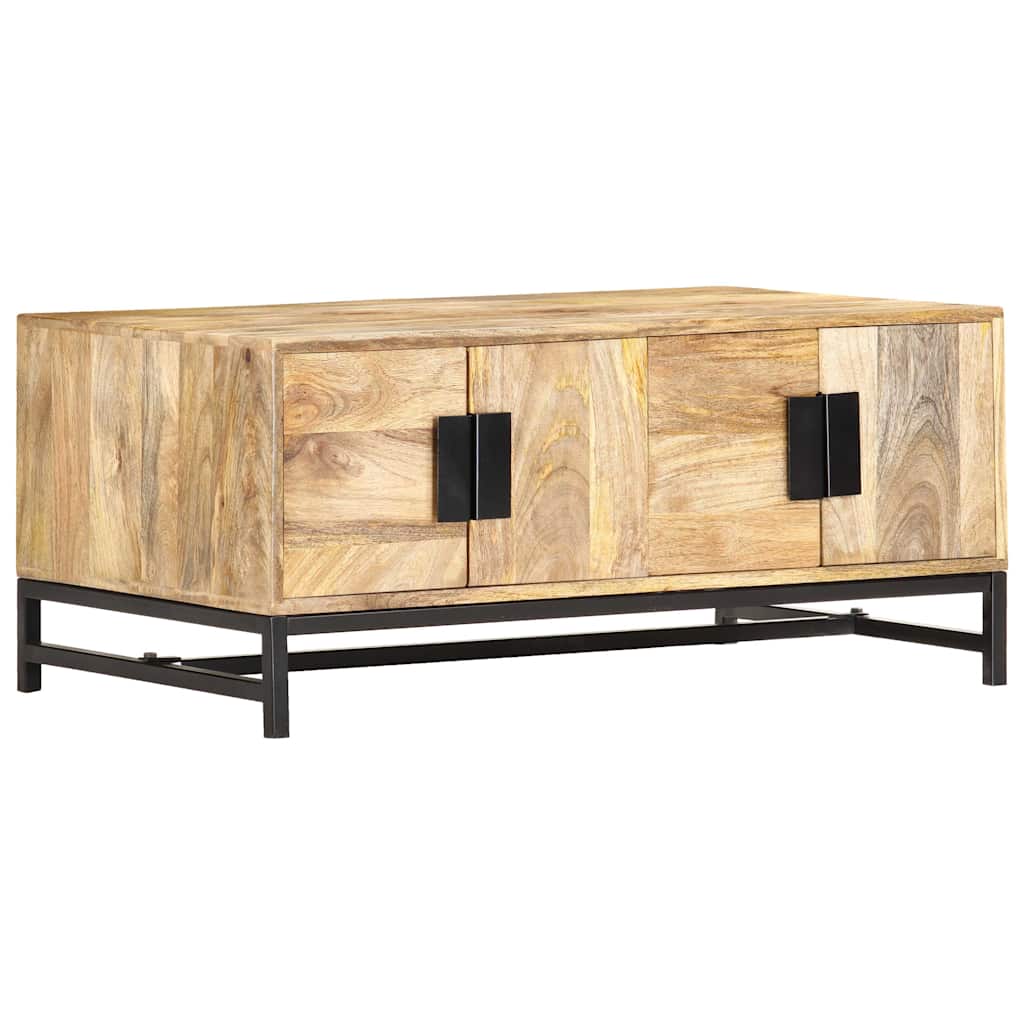 Salontafel 90x55x40 cm massief mangohout is nu te koop bij PeponiXL, paradijselijk wonen!