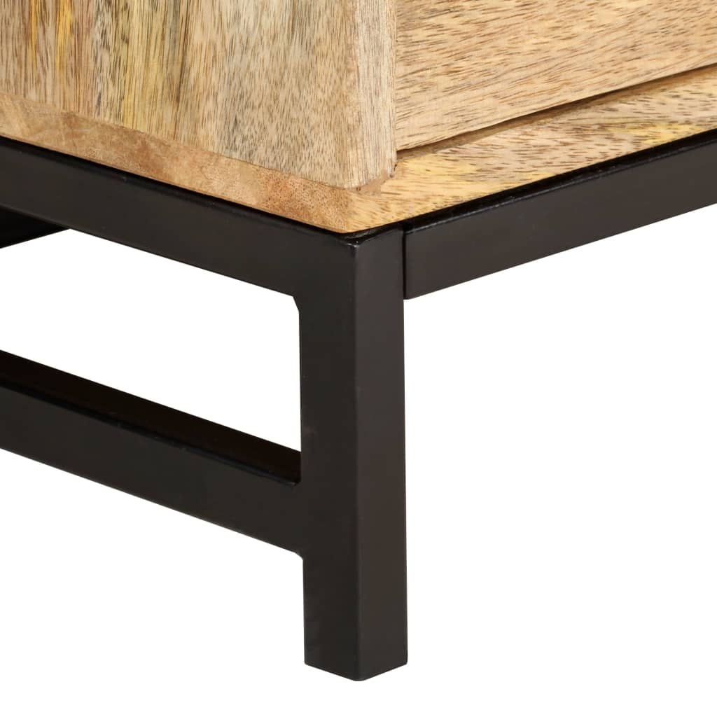Salontafel 90x55x40 cm massief mangohout is nu te koop bij PeponiXL, paradijselijk wonen!