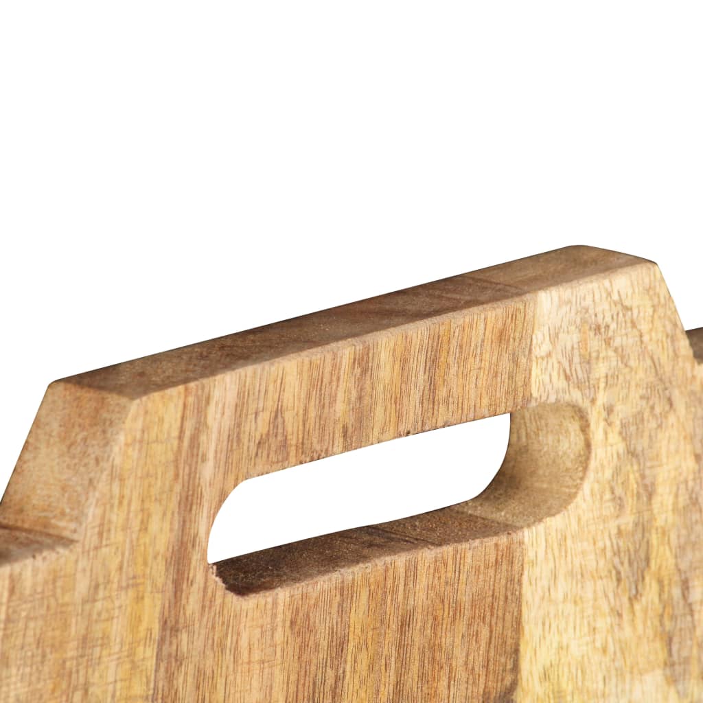 Tijdschriftenwandrek 33x10x67 cm massief ruw mangohout is nu te koop bij PeponiXL, paradijselijk wonen!