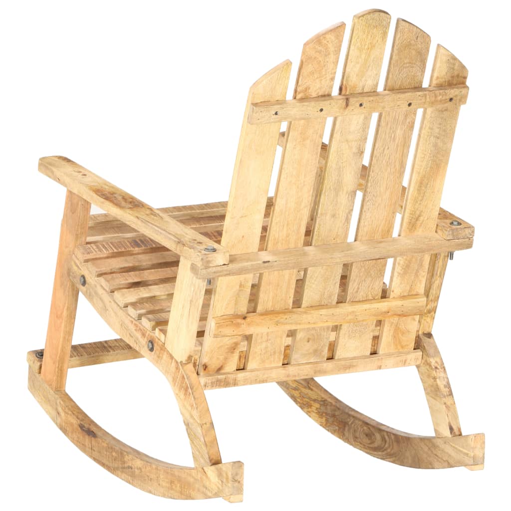 Tuinschommelstoel massief mangohout is nu te koop bij PeponiXL, paradijselijk wonen!