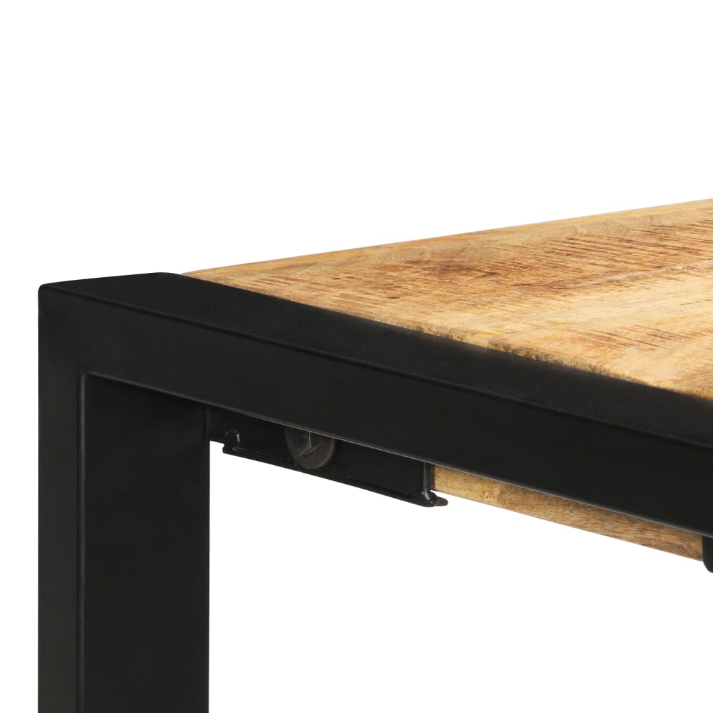 Wandtafel 110x35x76 cm massief mangohout is nu te koop bij PeponiXL, paradijselijk wonen!