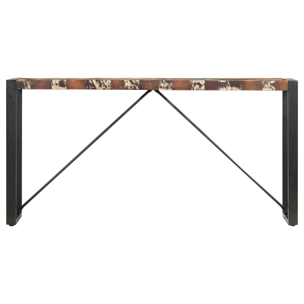 Wandtafel 150x35x76 cm massief gerecycled hout is nu te koop bij PeponiXL, paradijselijk wonen!