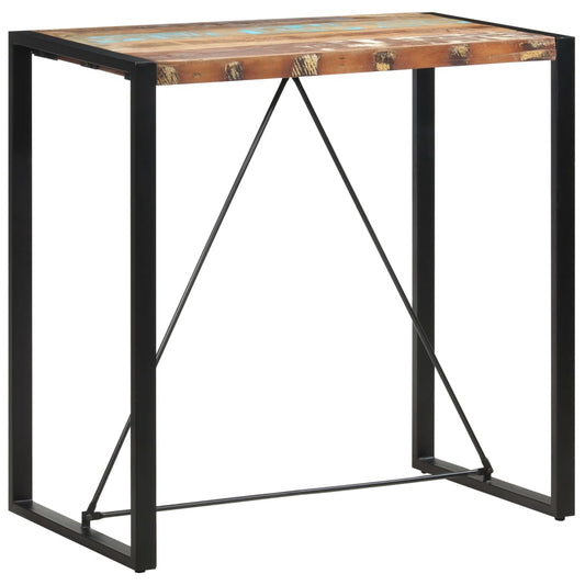 Bartafel 110x60x110 cm massief gerecycled hout is nu te koop bij PeponiXL, paradijselijk wonen!