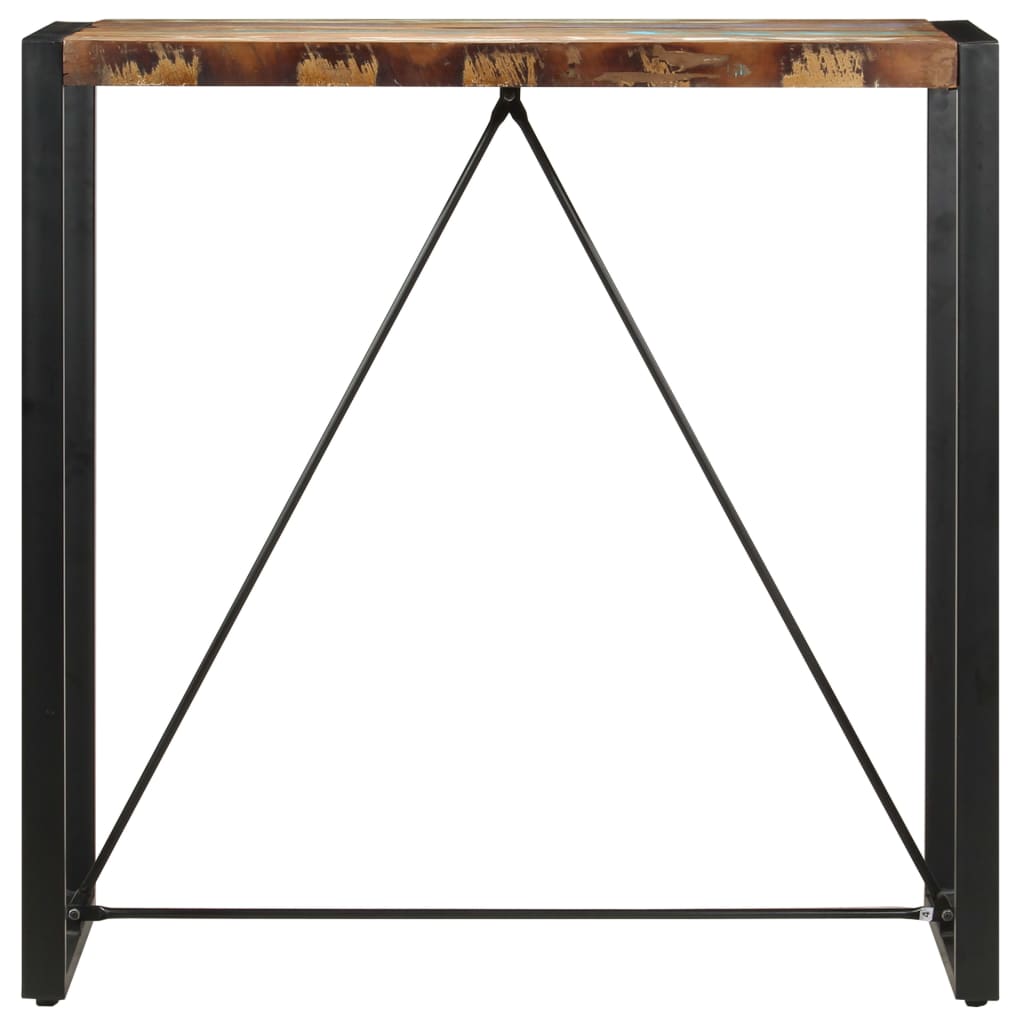 Bartafel 110x60x110 cm massief gerecycled hout is nu te koop bij PeponiXL, paradijselijk wonen!