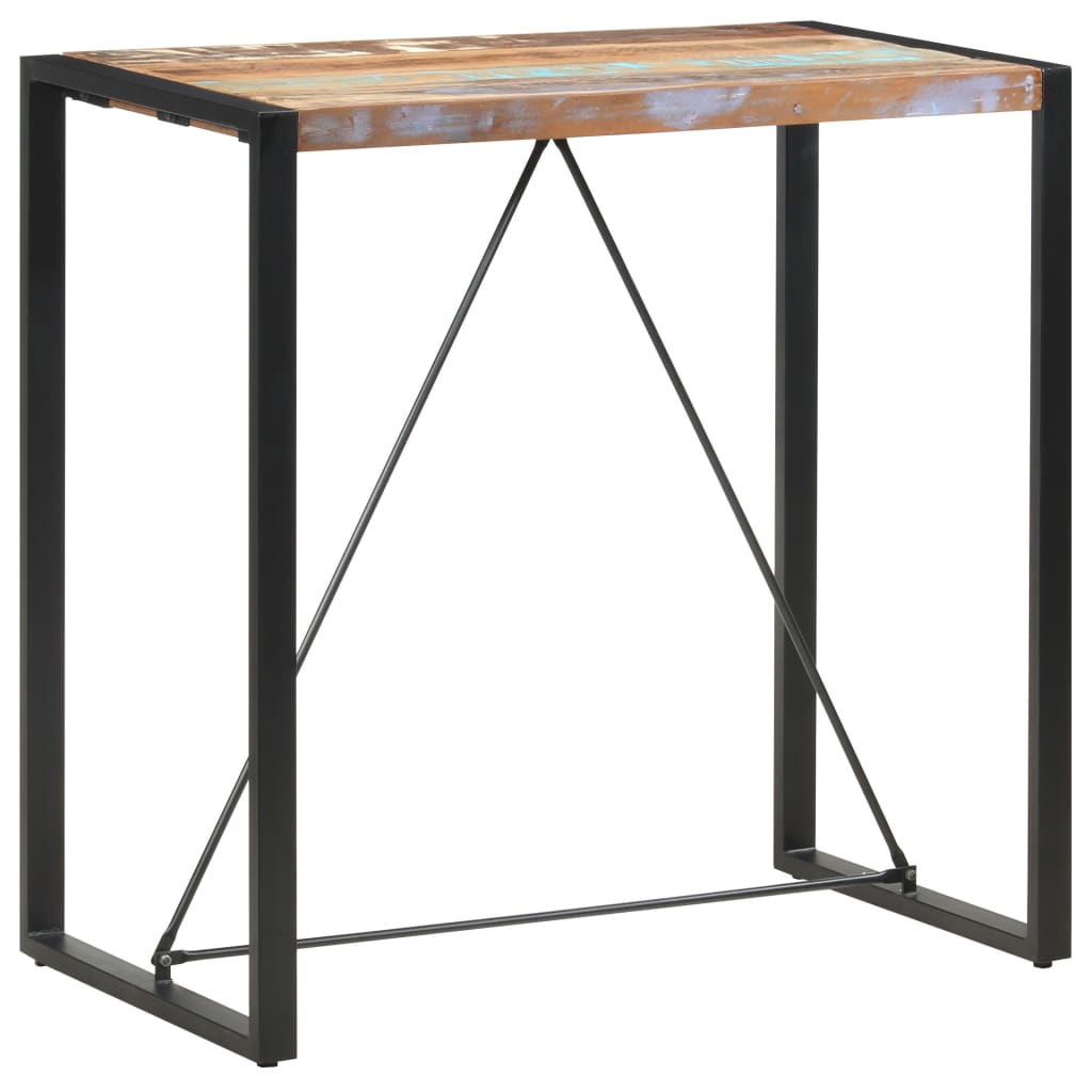 Bartafel 110x60x110 cm massief gerecycled hout is nu te koop bij PeponiXL, paradijselijk wonen!