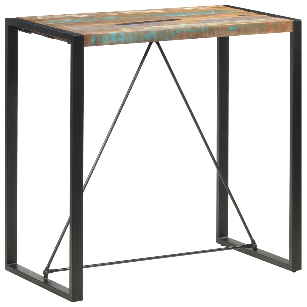 Bartafel 110x60x110 cm massief gerecycled hout is nu te koop bij PeponiXL, paradijselijk wonen!