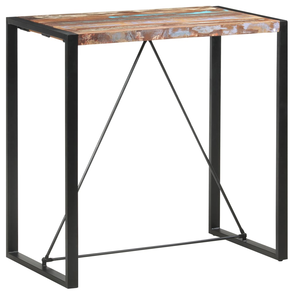 Bartafel 110x60x110 cm massief gerecycled hout is nu te koop bij PeponiXL, paradijselijk wonen!