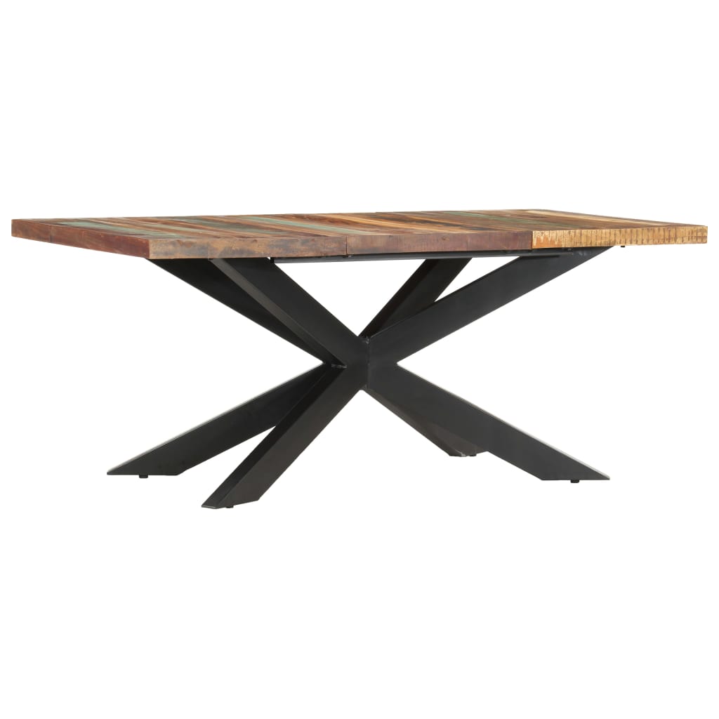 Eettafel 180x90x76 cm massief gerecycled hout is nu te koop bij PeponiXL, paradijselijk wonen!