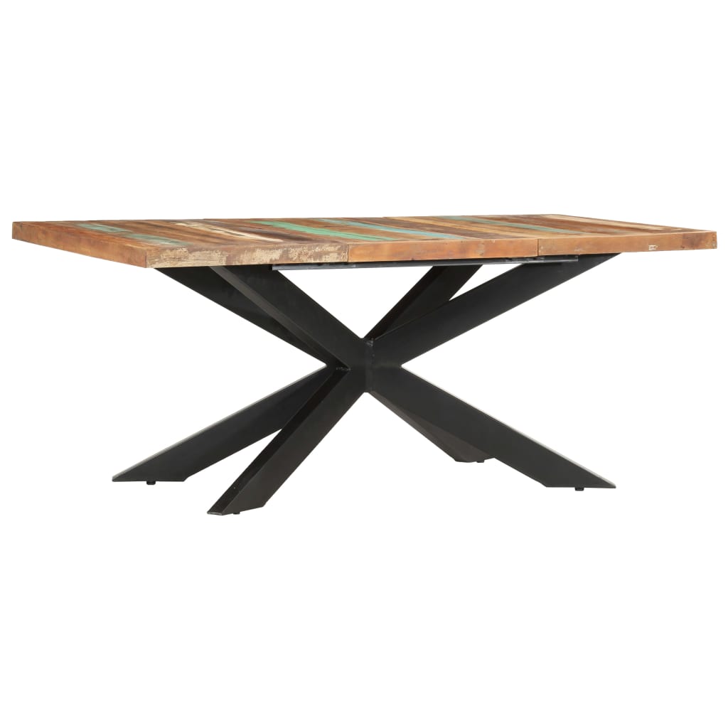 Eettafel 180x90x76 cm massief gerecycled hout is nu te koop bij PeponiXL, paradijselijk wonen!
