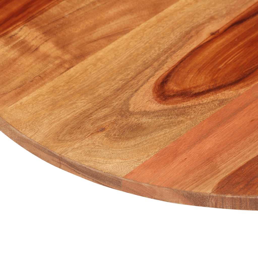 Tafelblad rond 15-16 mm 50 cm massief acaciahout is nu te koop bij PeponiXL, paradijselijk wonen!