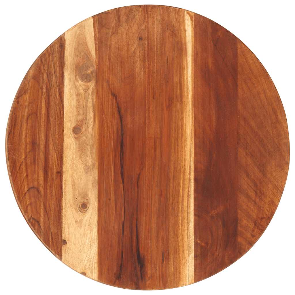 Tafelblad rond 25-27 mm 40 cm massief acaciahout is nu te koop bij PeponiXL, paradijselijk wonen!