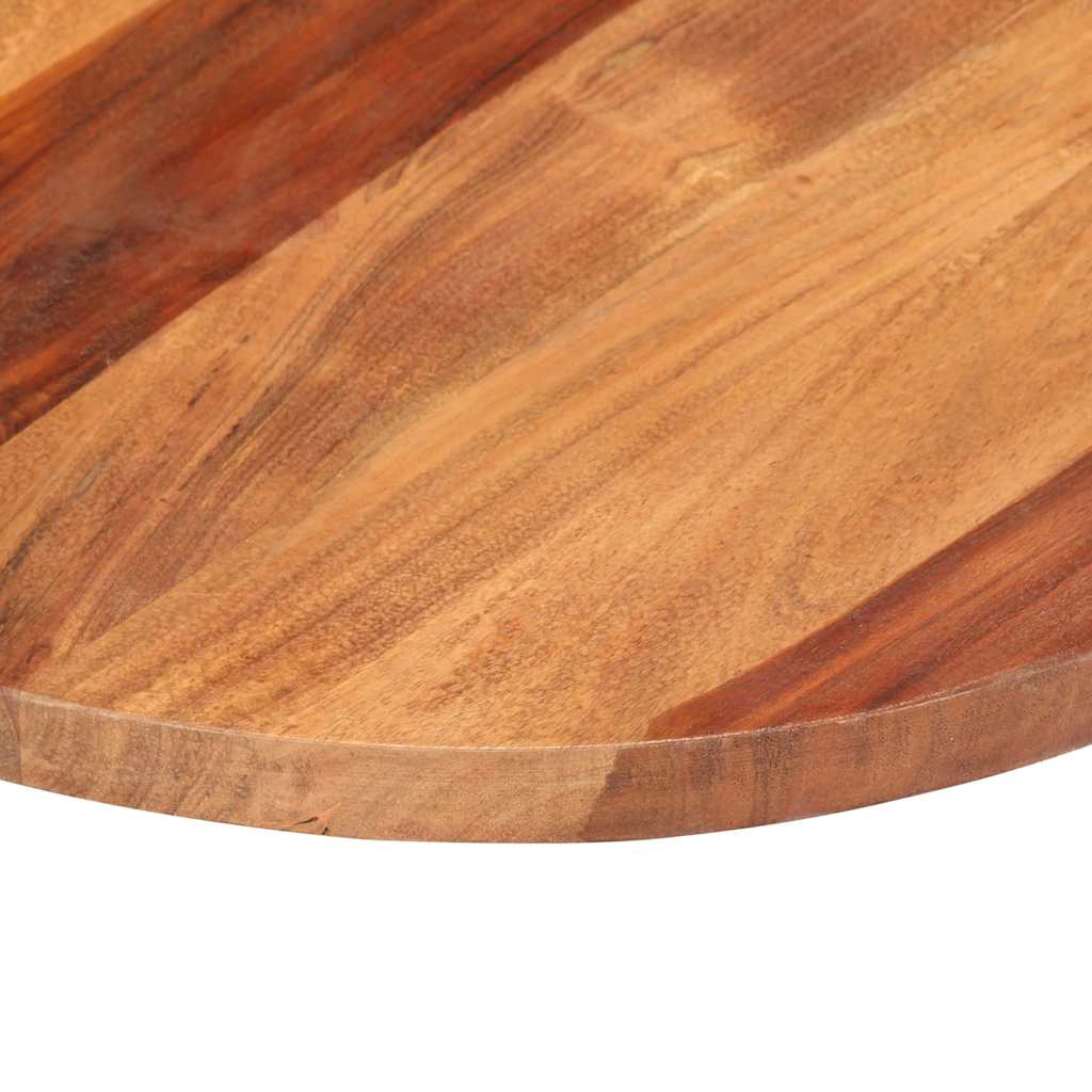Tafelblad rond 25-27 mm 40 cm massief acaciahout is nu te koop bij PeponiXL, paradijselijk wonen!
