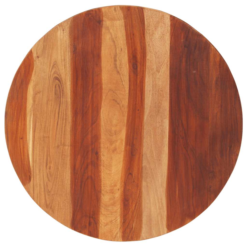 Tafelblad rond 25-27 mm 70 cm massief acaciahout is nu te koop bij PeponiXL, paradijselijk wonen!