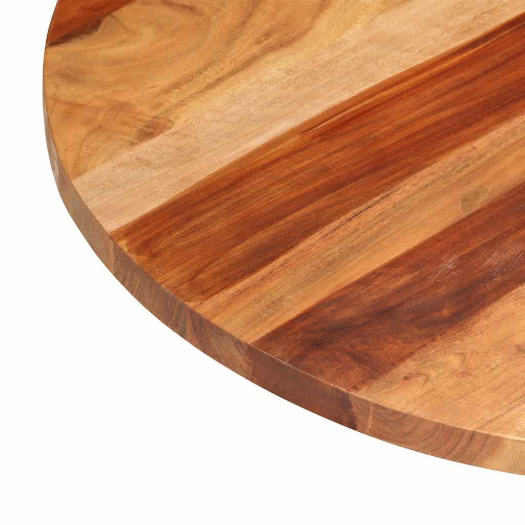 Tafelblad rond 25-27 mm 70 cm massief acaciahout is nu te koop bij PeponiXL, paradijselijk wonen!