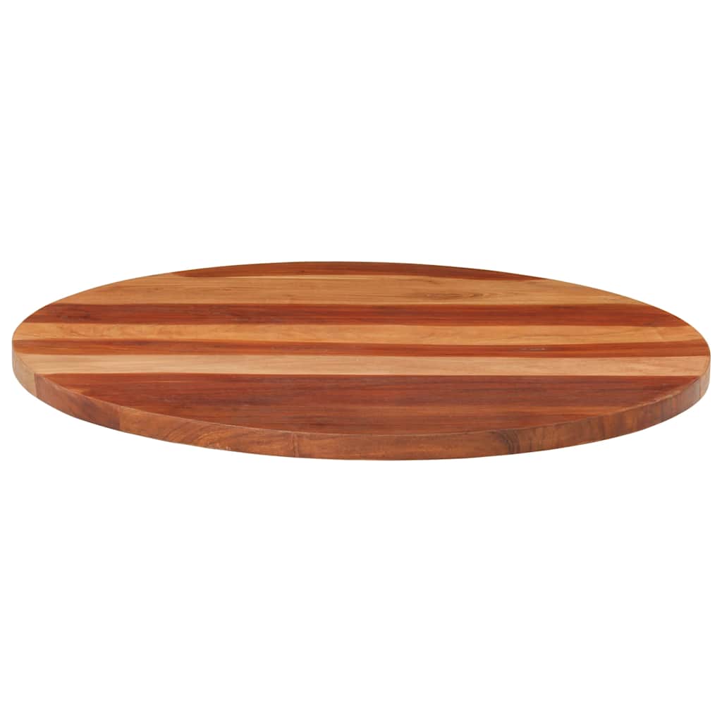 Tafelblad rond 25-27 mm 70 cm massief acaciahout is nu te koop bij PeponiXL, paradijselijk wonen!