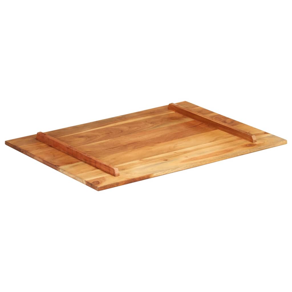 Tafelblad 15-16 mm 60x80 cm massief acaciahout is nu te koop bij PeponiXL, paradijselijk wonen!