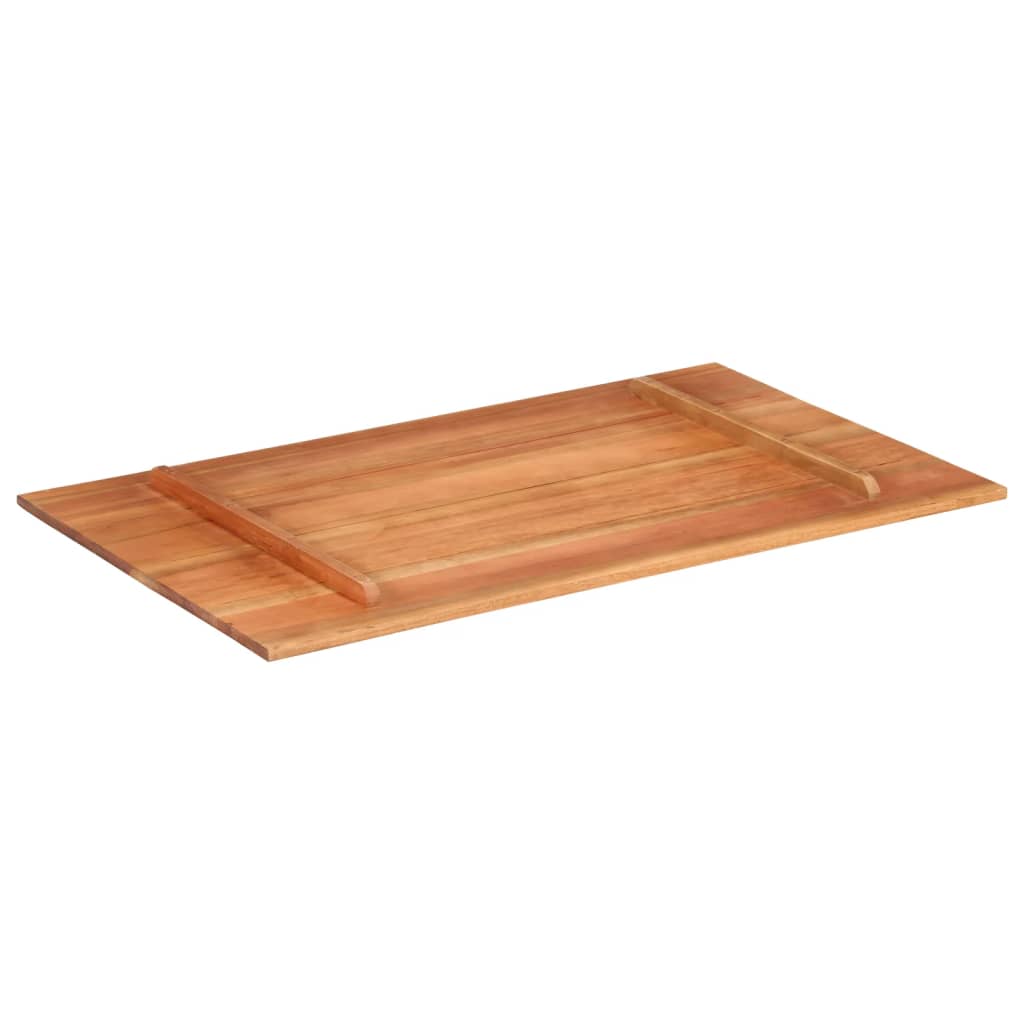 Tafelblad 15-16 mm 60x100 cm massief acaciahout is nu te koop bij PeponiXL, paradijselijk wonen!