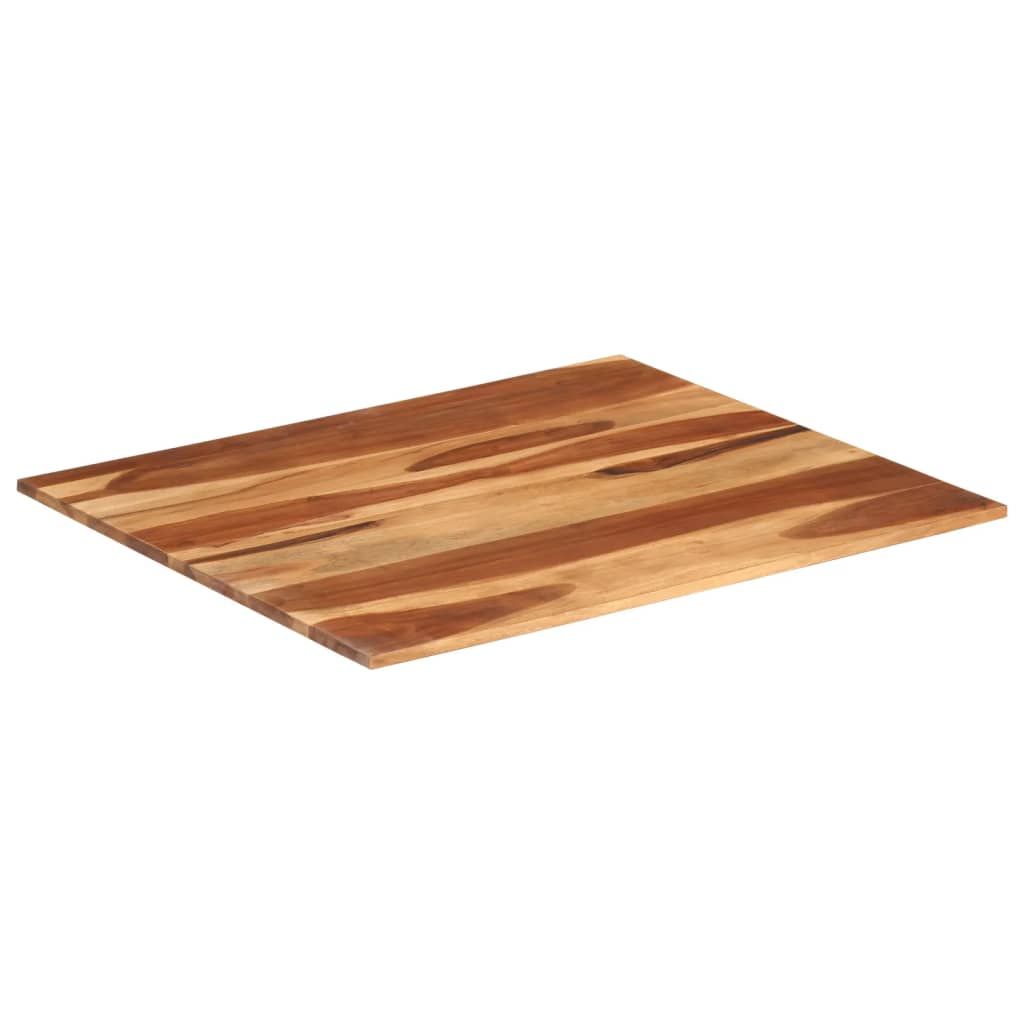 Tafelblad 15-16 mm 70x80 cm massief acaciahout is nu te koop bij PeponiXL, paradijselijk wonen!