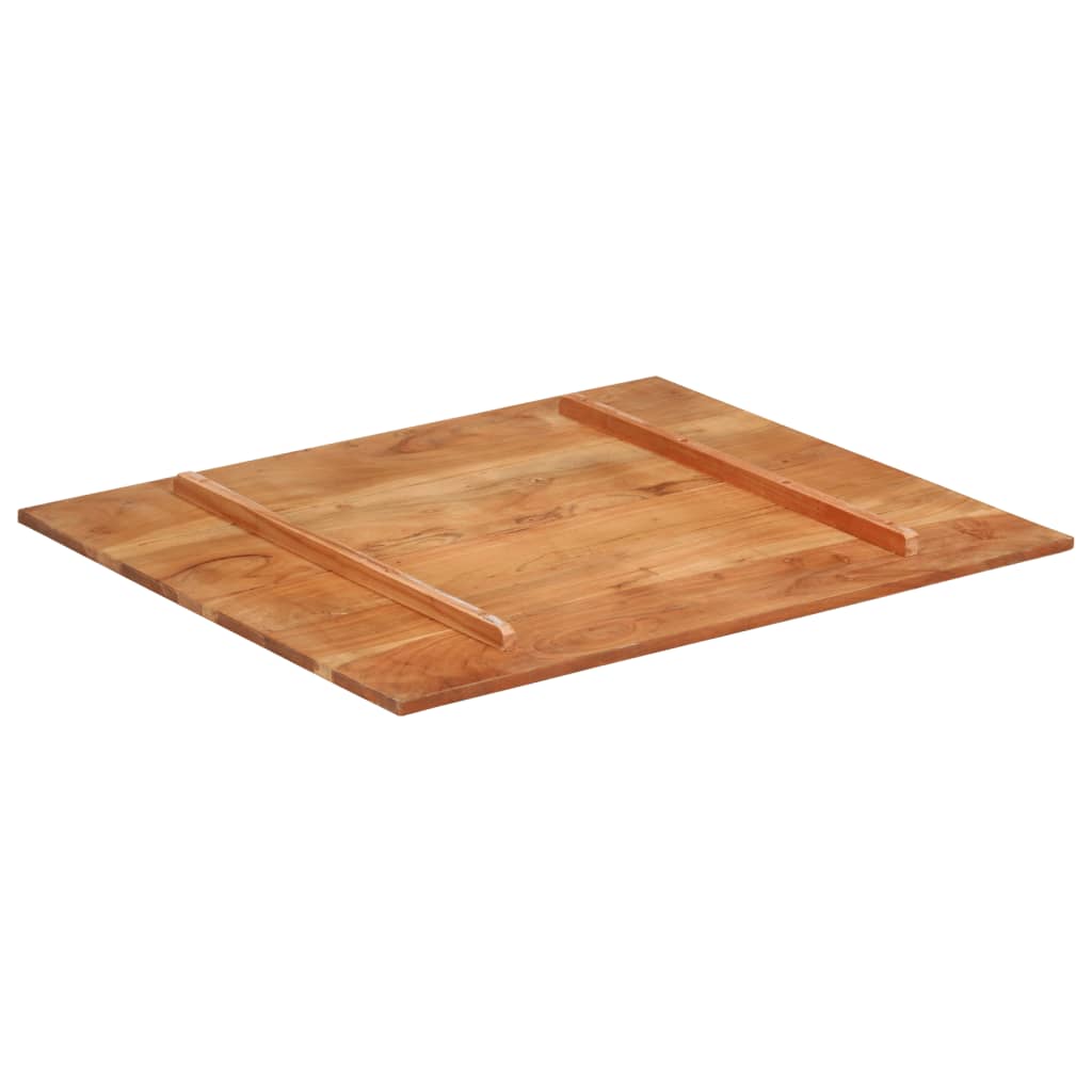 Tafelblad 15-16 mm 70x80 cm massief acaciahout is nu te koop bij PeponiXL, paradijselijk wonen!