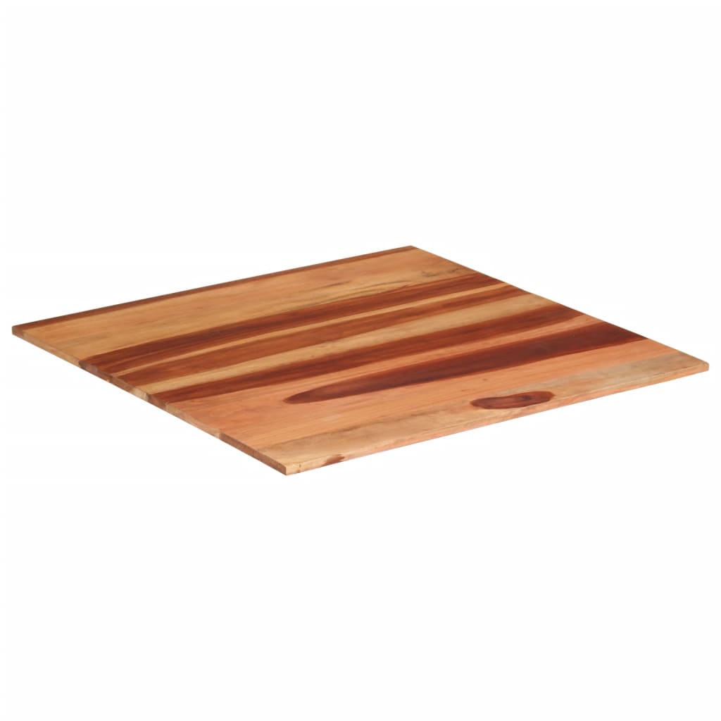 Tafelblad 15-16 mm 80x80 cm massief acaciahout is nu te koop bij PeponiXL, paradijselijk wonen!