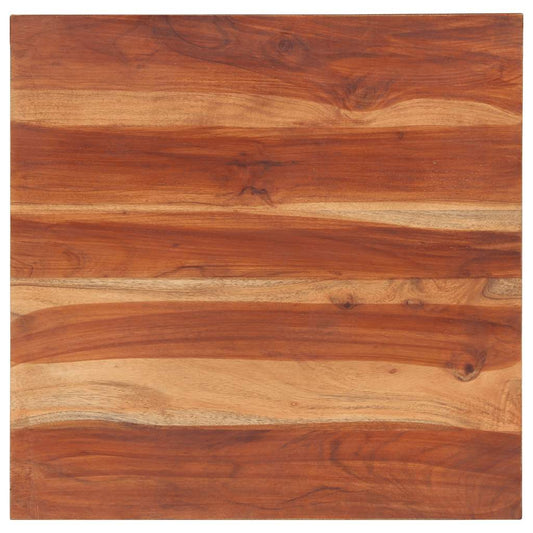 Tafelblad 25-27 mm 60x60 cm massief acaciahout is nu te koop bij PeponiXL, paradijselijk wonen!