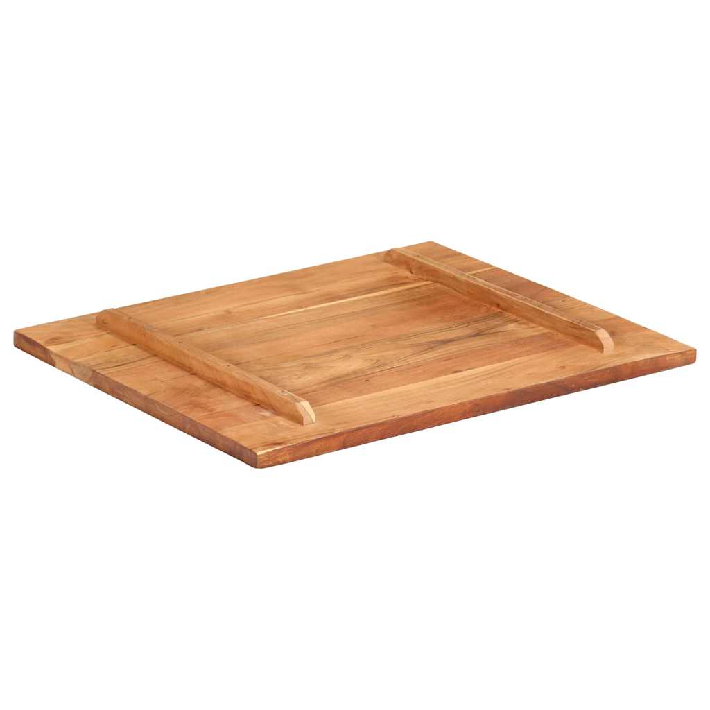 Tafelblad 25-27 mm 60x70 cm massief acaciahout is nu te koop bij PeponiXL, paradijselijk wonen!