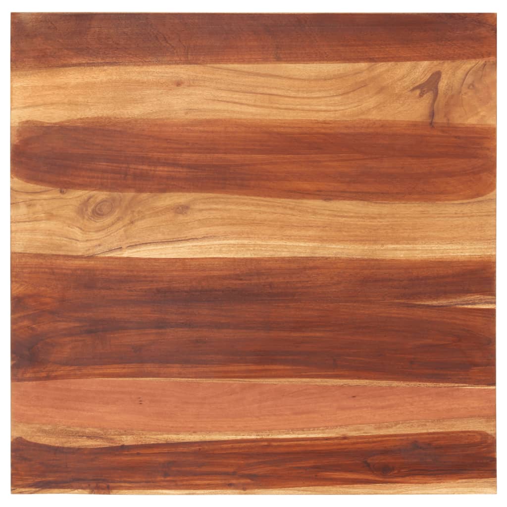 Tafelblad 25-27 mm 70x70 cm massief acaciahout is nu te koop bij PeponiXL, paradijselijk wonen!