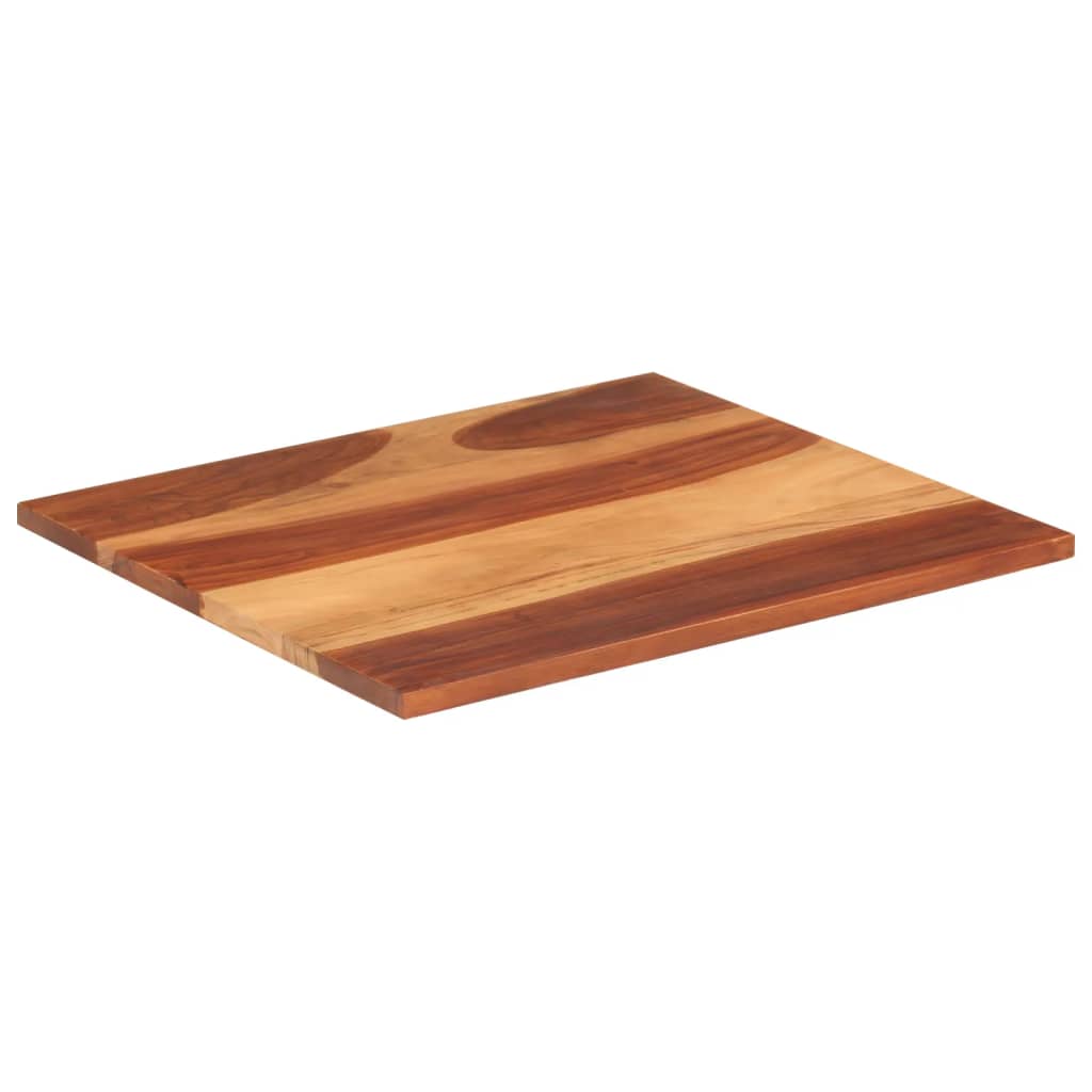 Tafelblad 25-27 mm 70x80 cm massief acaciahout is nu te koop bij PeponiXL, paradijselijk wonen!