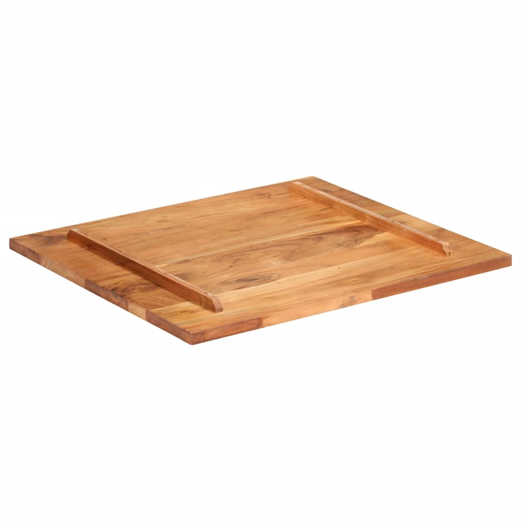 Tafelblad 25-27 mm 70x80 cm massief acaciahout is nu te koop bij PeponiXL, paradijselijk wonen!