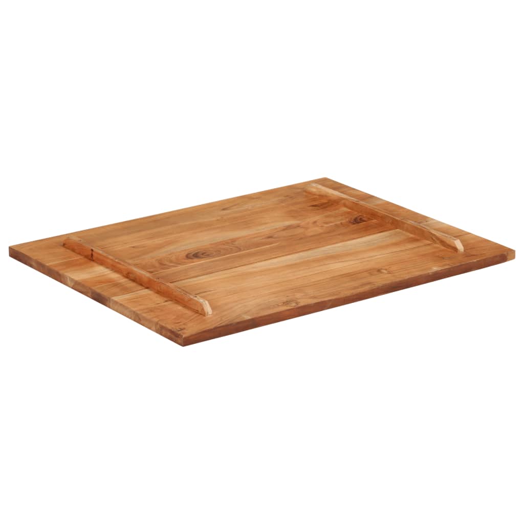 Tafelblad 25-27 mm 70x90 cm massief acaciahout is nu te koop bij PeponiXL, paradijselijk wonen!