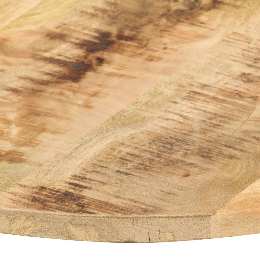 Tafelblad rond 15-16 mm 40 cm massief mangohout is nu te koop bij PeponiXL, paradijselijk wonen!