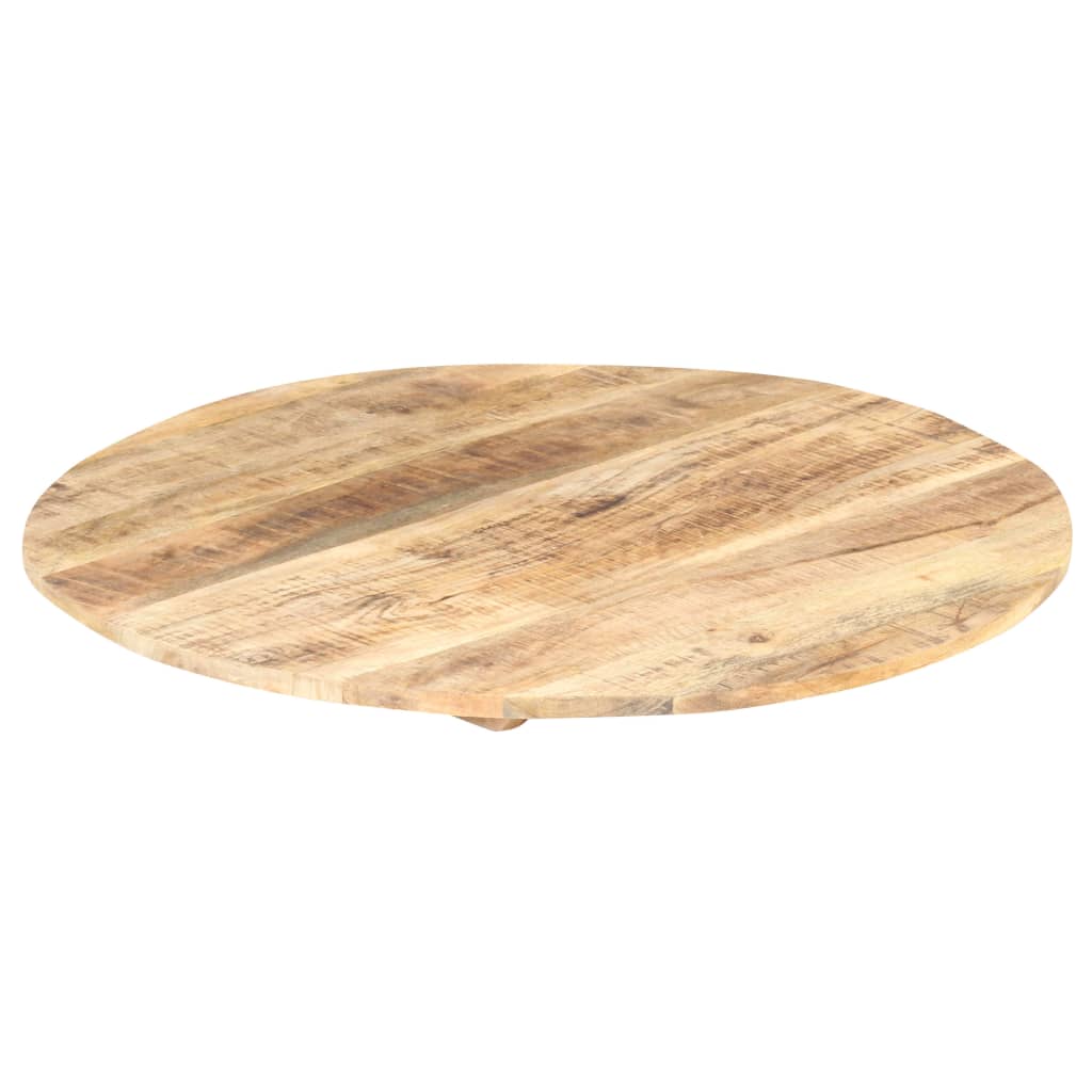 Tafelblad rond 15-16 mm 40 cm massief mangohout is nu te koop bij PeponiXL, paradijselijk wonen!