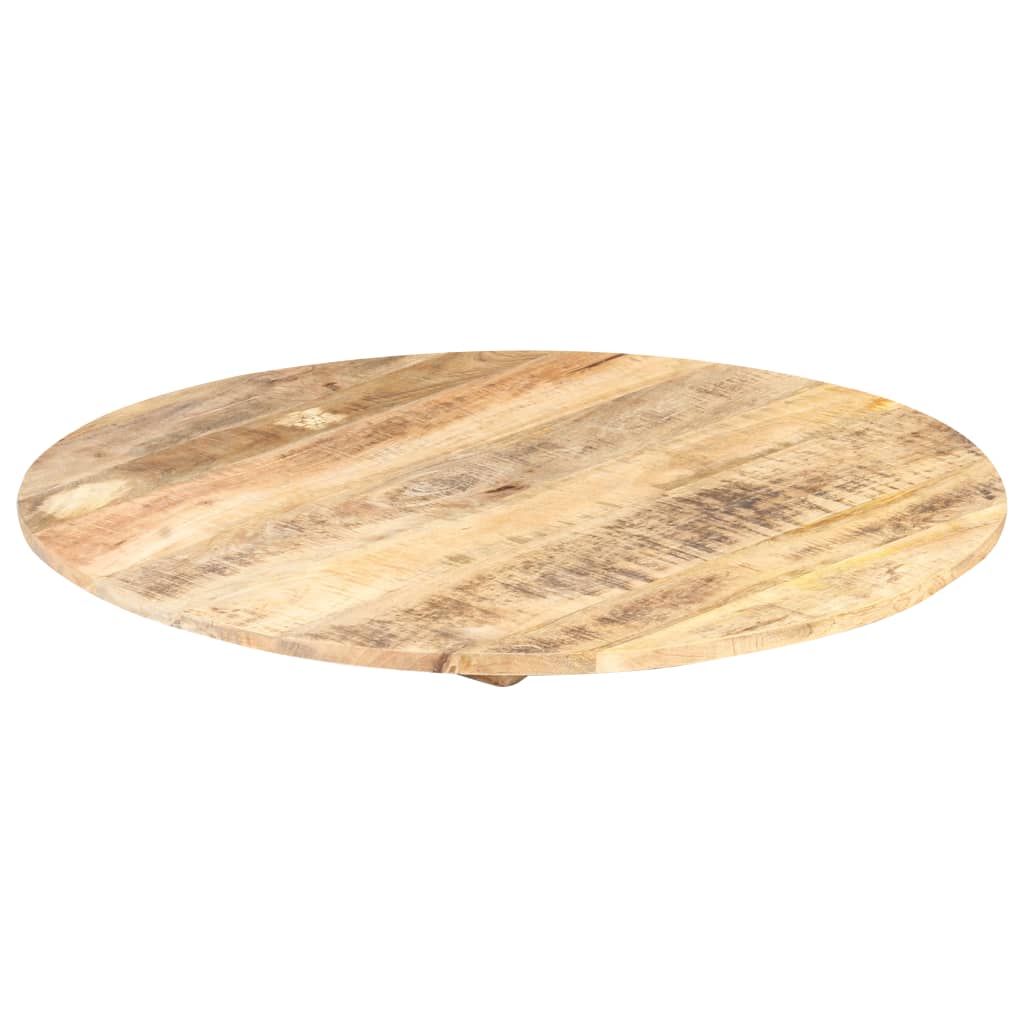 Tafelblad rond 15-16 mm 40 cm massief mangohout is nu te koop bij PeponiXL, paradijselijk wonen!