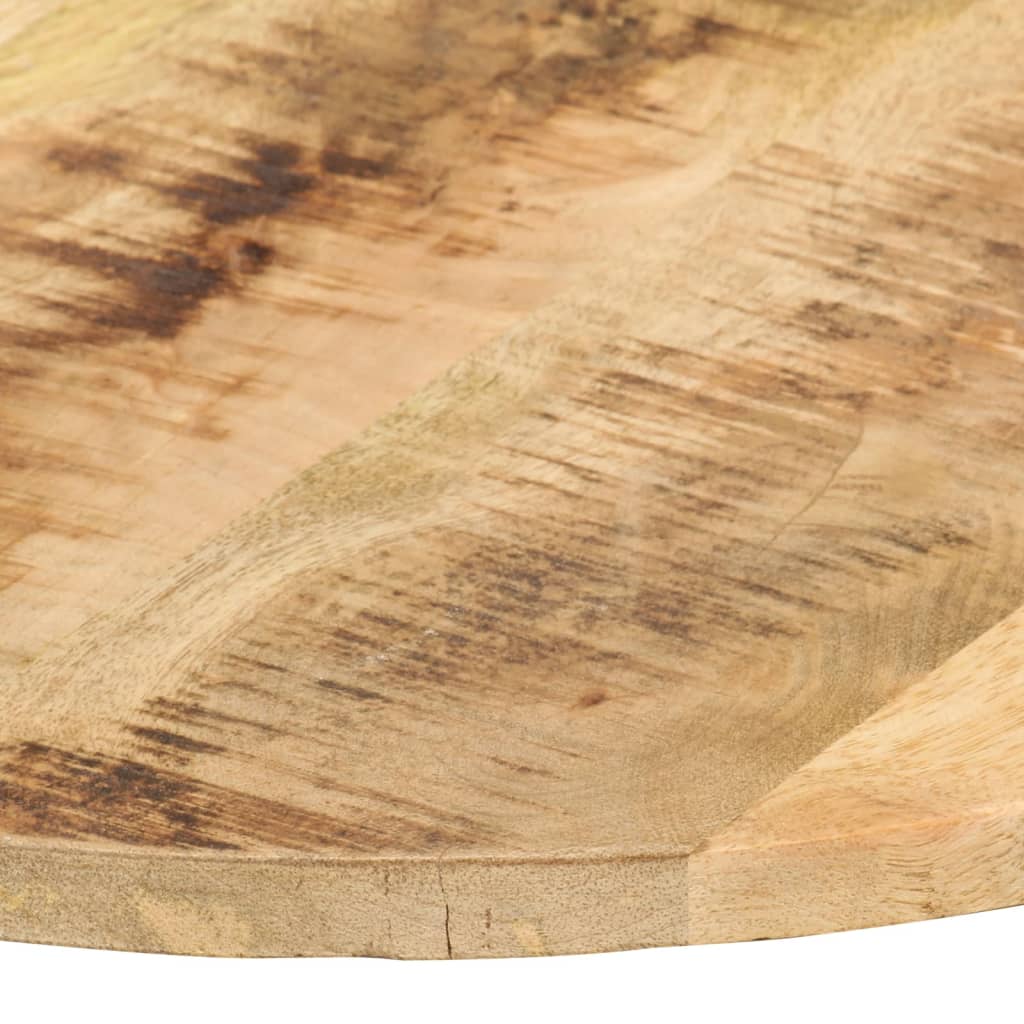 Tafelblad rond 15-16 mm 50 cm massief mangohout is nu te koop bij PeponiXL, paradijselijk wonen!