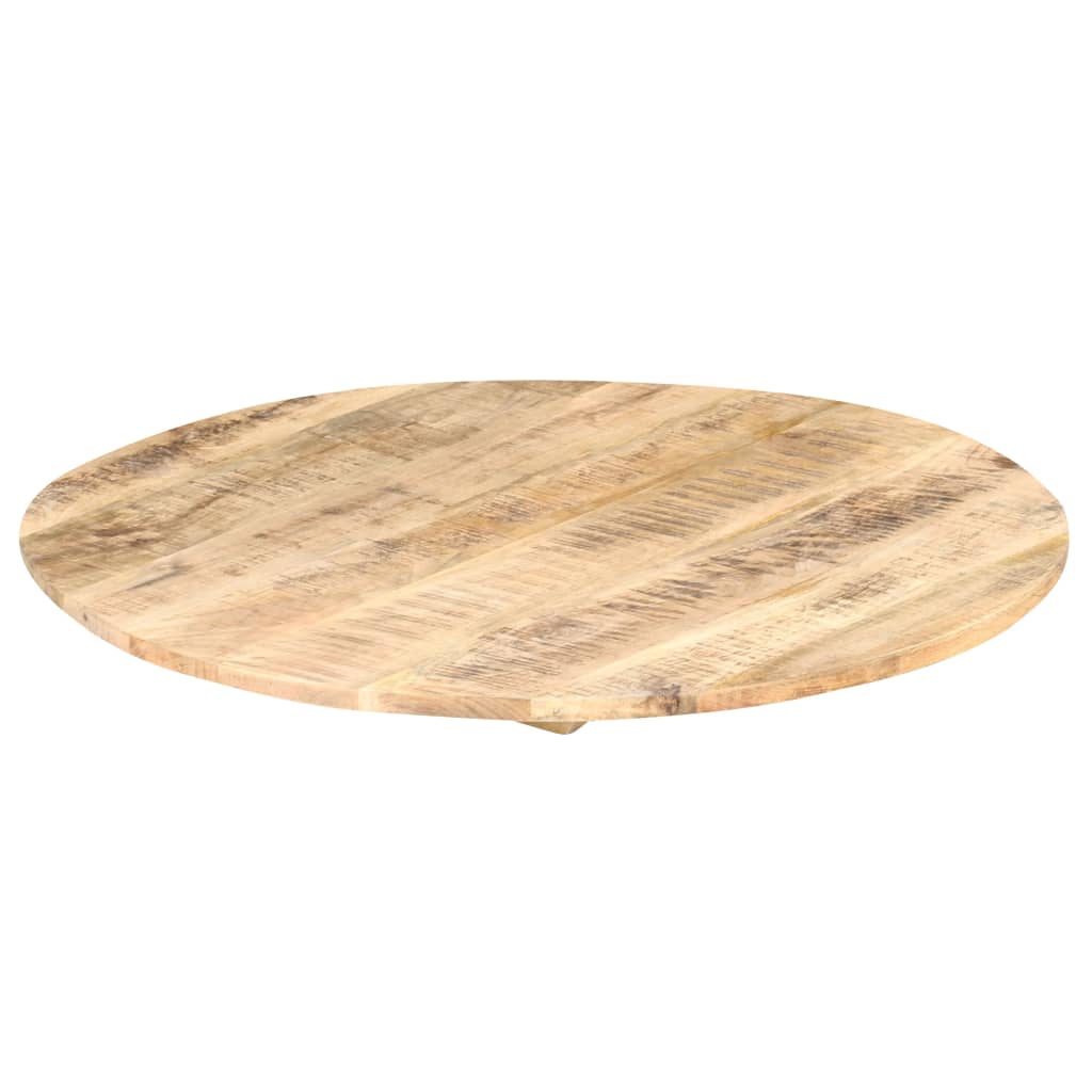 Tafelblad rond 15-16 mm 70 cm massief mangohout is nu te koop bij PeponiXL, paradijselijk wonen!