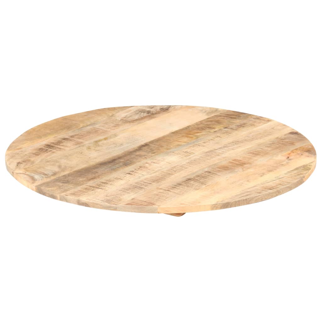 Tafelblad rond 15-16 mm 80 cm massief mangohout is nu te koop bij PeponiXL, paradijselijk wonen!