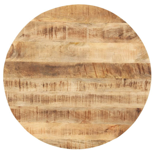 Tafelblad rond 25-27 mm 40 cm massief mangohout is nu te koop bij PeponiXL, paradijselijk wonen!