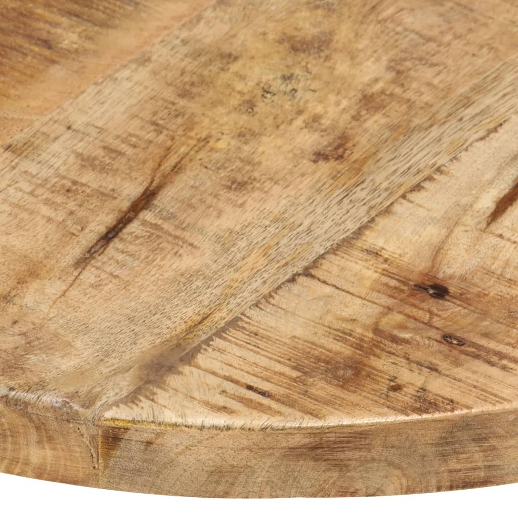 Tafelblad rond 25-27 mm 50 cm massief mangohout is nu te koop bij PeponiXL, paradijselijk wonen!