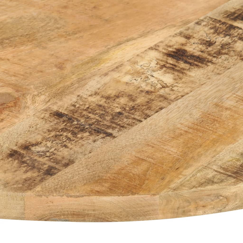 Tafelblad rond 25-27 mm 60 cm massief mangohout is nu te koop bij PeponiXL, paradijselijk wonen!