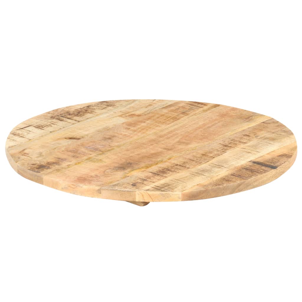 Tafelblad rond 25-27 mm 60 cm massief mangohout is nu te koop bij PeponiXL, paradijselijk wonen!