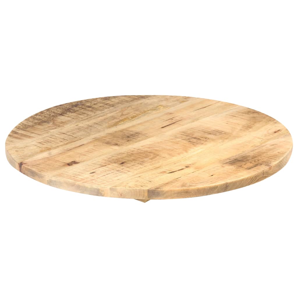 Tafelblad rond 25-27 mm 70 cm massief mangohout is nu te koop bij PeponiXL, paradijselijk wonen!